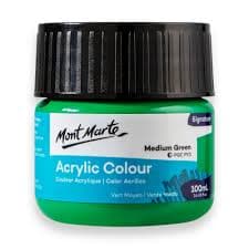 Mont Marte Acrylic Colour Paint 100ml – Sap Green