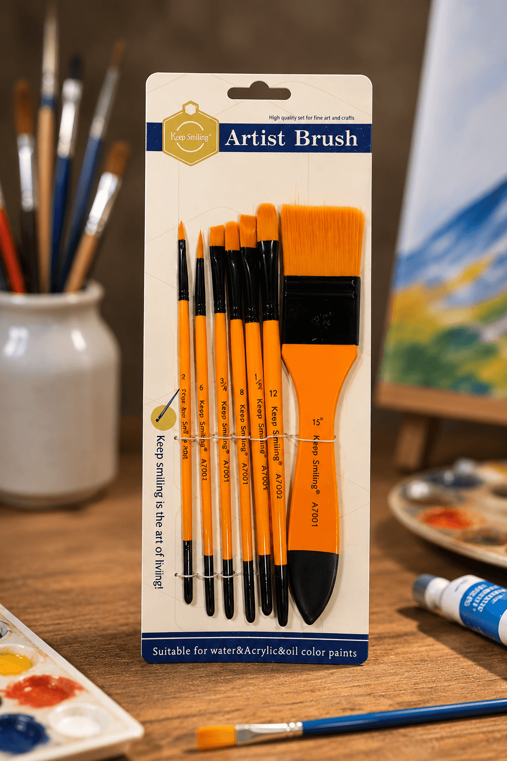 KeepSmiling Artist Brush Set A7001 7Pcs